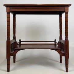 Fine Antique Early 20th Century English Edwardian Mahogany Side Table
