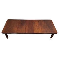 Antique Large 19th Century English Victorian Extending Mahogany Dining Table