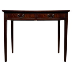 Fine Antique English Mahogany Writing Table, Early 20th Century