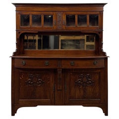 Fine Antique Early 20th Century English Arts and Crafts Oak Sideboard