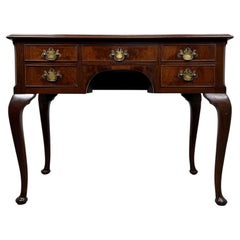 Fine Antique Early 20th Century English Edwardian Mahogany Writing Table