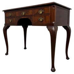 Fine Antique Early 20th Century English Edwardian Mahogany Writing Table