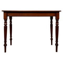 Fine Antique Early 20th Century English Edwardian Walnut Side Table
