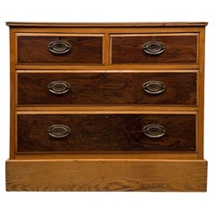 Fine Antique 19th Century English Victorian Drawer Chest in Oak