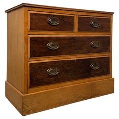 Fine Antique 19th Century English Victorian Drawer Chest in Oak