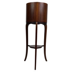 Fine Antique Early 20th Century English Mahogany Jardinière Planter Stand
