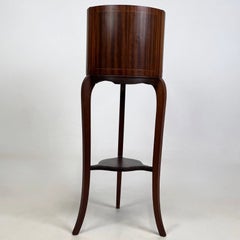 Fine Antique Early 20th Century English Mahogany Jardinière Planter Stand