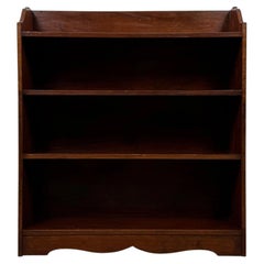 Fine 20th Century Mahogany Open Bookcase