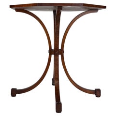 Fine Antique 20th Century Figured Burr Walnut Octagonal Side Table
