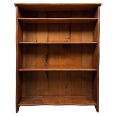 Fine 20th Century Oak Bookcase with Open Shelving