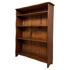 Fine 20th Century Oak Bookcase with Open Shelving