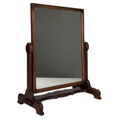 Fine Antique 20th Century Arts and Crafts Style Oak Dressing Mirror