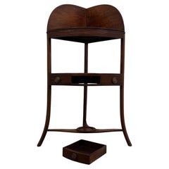Fine Antique 19th Century Georgian Style Mahogany Corner Stand