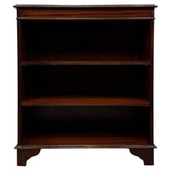 Fine Antique Early 20th Century English Edwardian Small Display Bookcase Cabinet