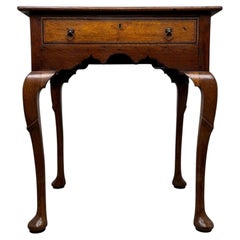 Fine Quality Antique 18th Century English Georgian Oak Side Table