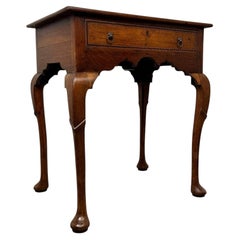 Fine Quality Antique 18th Century English Georgian Oak Side Table