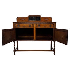Fine Antique Early 20th Century English Edwardian Golden Oak Sideboard
