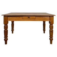 Fine 20th Century Pine Farmhouse Dining Table