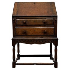 Fine Vintage 20th Century Oak Writing Bureau