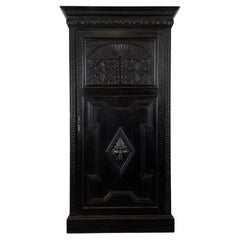 Fine Quality Antique 19th Century Victorian Carved Oak Wardrobe
