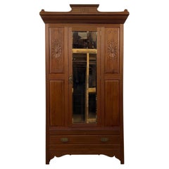 Fine Quality Antique Early 20th Century Edwardian Walnut Wardrobe
