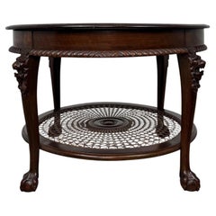 Fine Quality Antique Early 20th Century Chippendale Style Mahogany Coffee Table