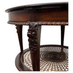 Fine Quality Antique Early 20th Century Chippendale Style Mahogany Coffee Table