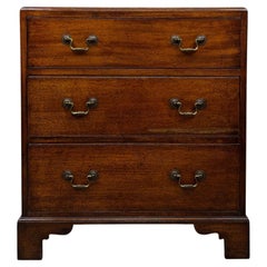 Fine Quality Antique Early 20th Century Small Campaign Style Chest of Drawers