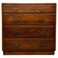 Fine Antique 20th Century Golden Oak Bedroom Chest of Drawers