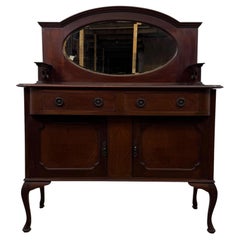 Fine Quality Antique Early 20th Century Edwardian Mahogany Sideboard