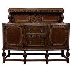 Fine Quality Antique 20th Century Carved Oak Sideboard
