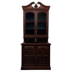 Fine Quality Antique 19th Century Victorian Mahogany Bookcase