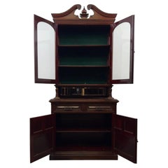 Fine Quality Antique 19th Century Victorian Mahogany Bookcase