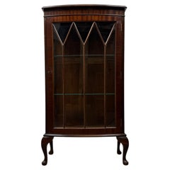 Fine Quality Antique 20th Century Small Mahogany Display Cabinet