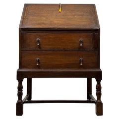Fine Quality Antique Early 20th Century Edwardian Oak Bureau