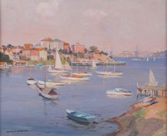 James Ranalph Jackson Australian Impressionist Marine Oil Painting
