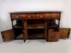 Fine Antique George III Gothic Oak Dresser, circa 1800
