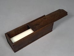 Fine Antique George II Oak Candle Box, circa 1730