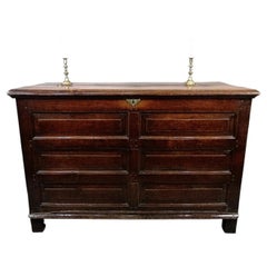 Fine Antique 17th Century Welsh Oak Chest Coffer, circa 1680