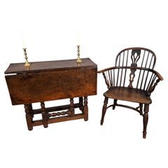 Fine Antique Charles II Oak Side Table, circa 1670