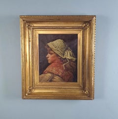 Fine Antique Original Oil Painting by C. S. Lidderdale, circa 1870