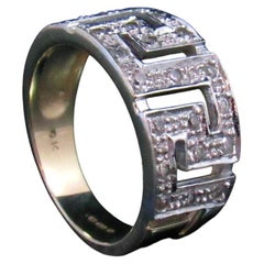 Fine Vintage Two-Tone Gold Aztec Diamond Ring