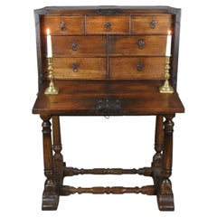 Fine Antique Early 17th Century English Oak Strong Box