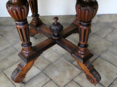 Antique Early 20th Century Walnut Centre Table by Howard & Sons