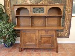 Antique Liberty & Co. Arts and Crafts Oak Dresser Late 19th Century