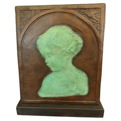 Art Deco Antique Bronze Figure of a Girl by Eva Knight, circa 1930