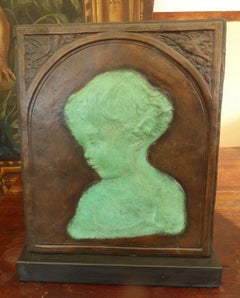 Art Deco Antique Bronze Figure of a Girl by Eva Knight, circa 1930