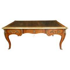 Antique Louis XV Style Walnut Writing Desk Attributed to François Linke, ca 1920