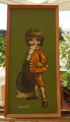 Barry Leighton-Jones “The Little Cavalier” Mid Century Oil Painting