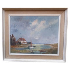 Trevor Boys, Kirby Lee Soken, Mid Century Impressionist Oil on Canvas